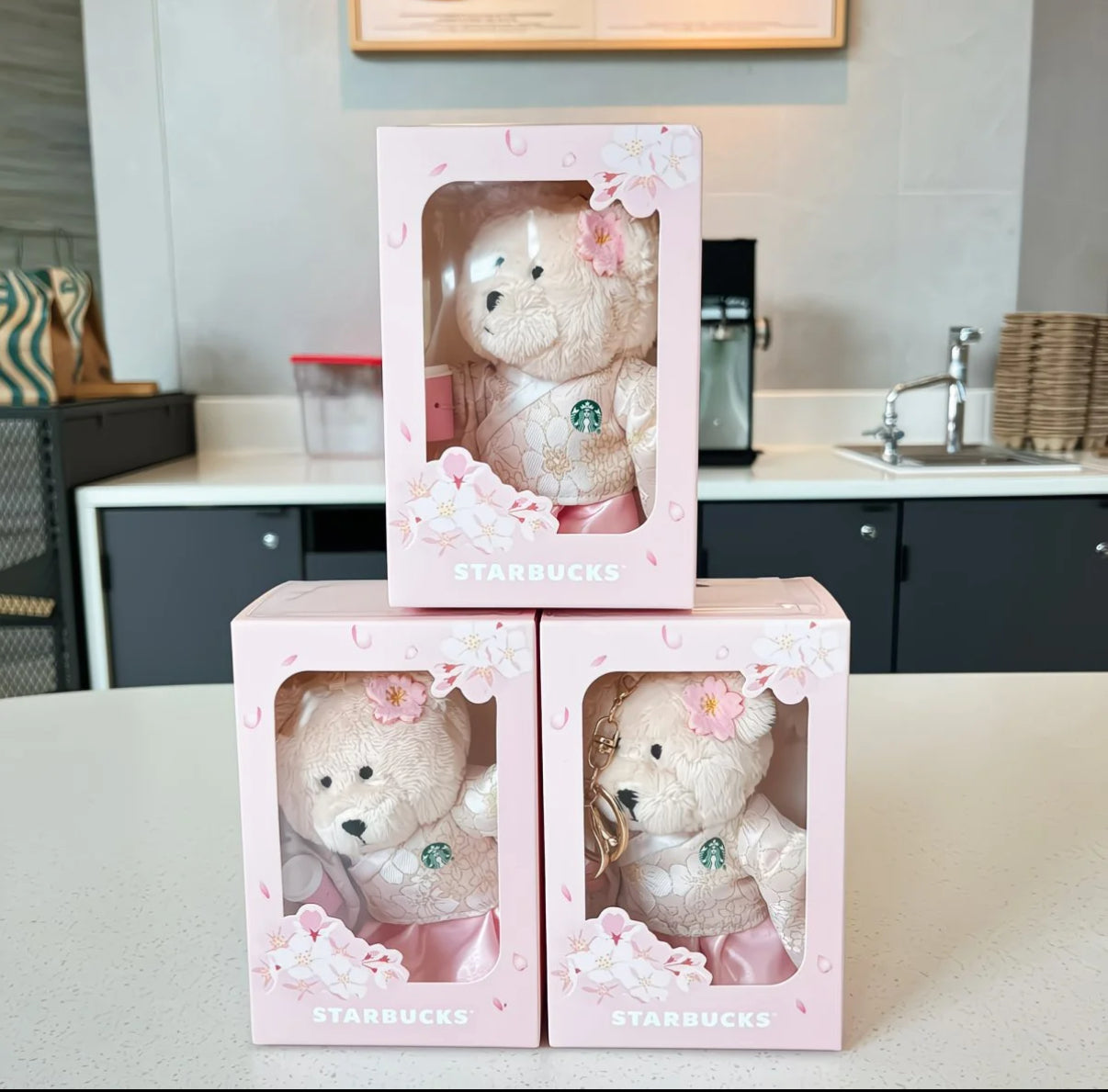 Starbucks China Exclusive Pink Bear Charm
