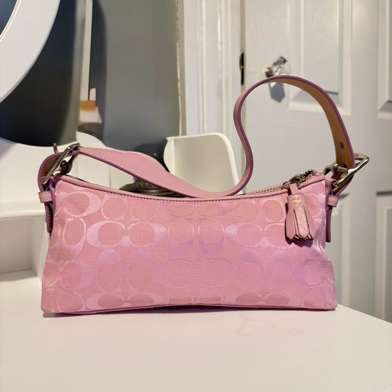 Coach East West Hampton Pink Baguette