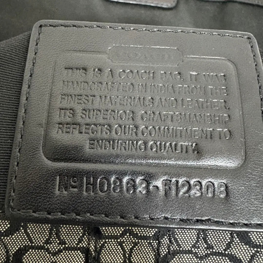 Coach Y2K mini monogram black & grey soho