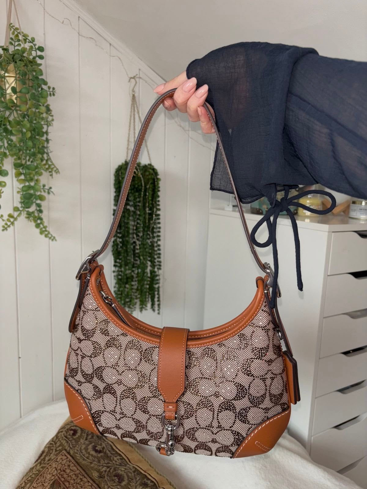 Coach Hampton Soho Crystals Shoulder Bag
