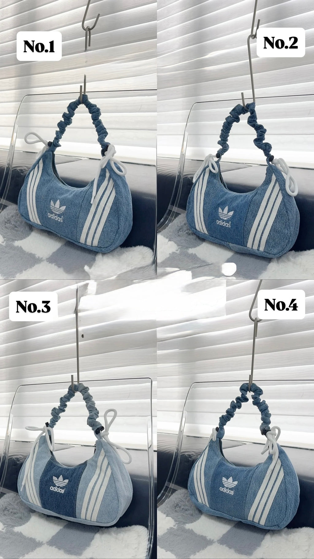 Adidas Remade Scrunchie Bag (Denim Edition)
