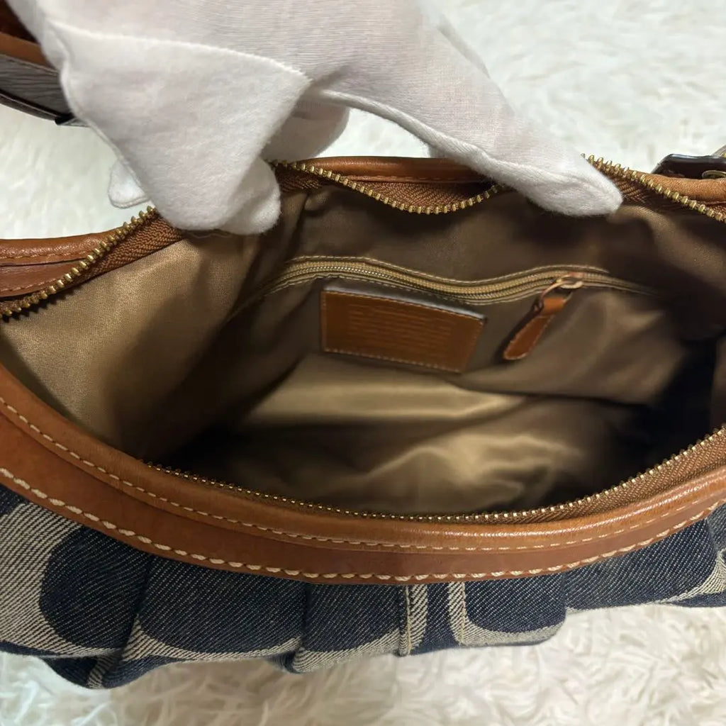 Coach Denim Ergo Shoulder Bag