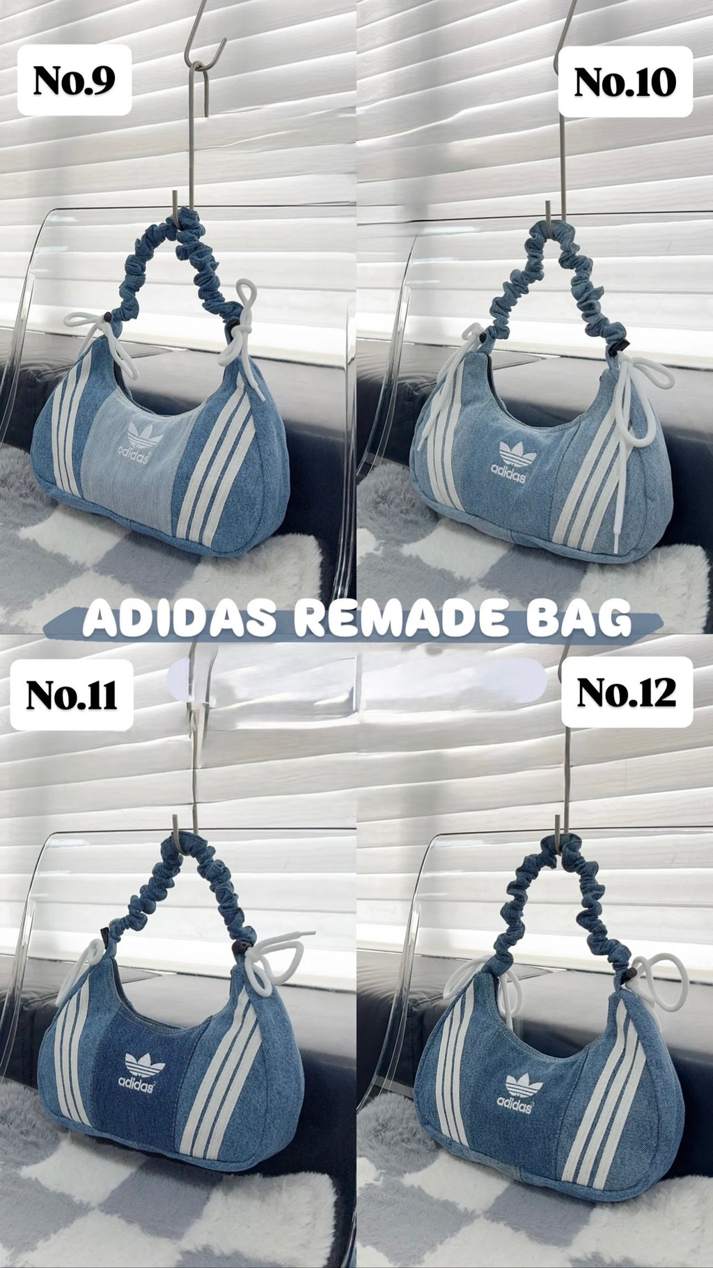 Adidas Remade Scrunchie Bag (Denim Edition)
