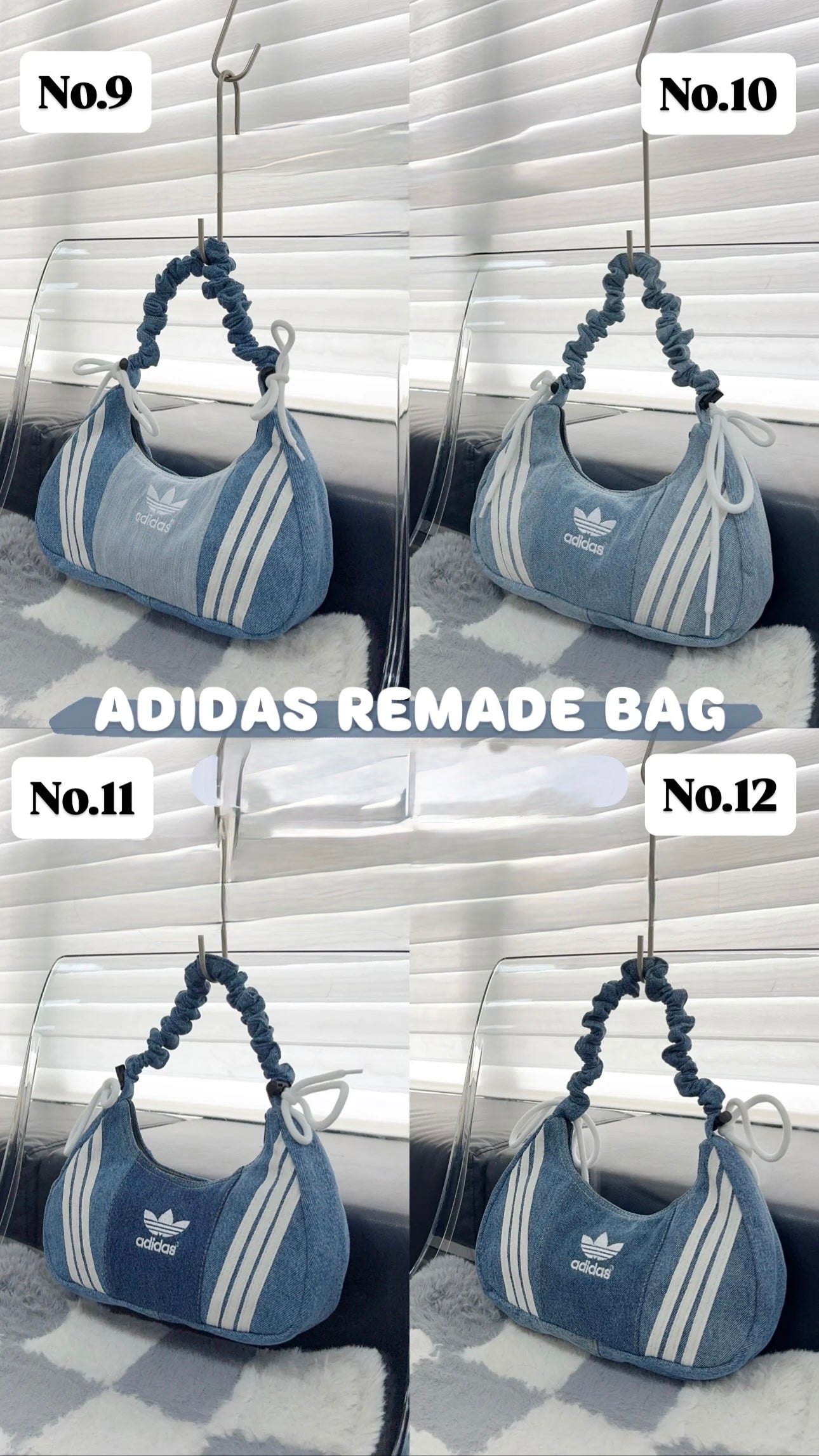 Adidas Remade Scrunchie Bag (Denim Edition)