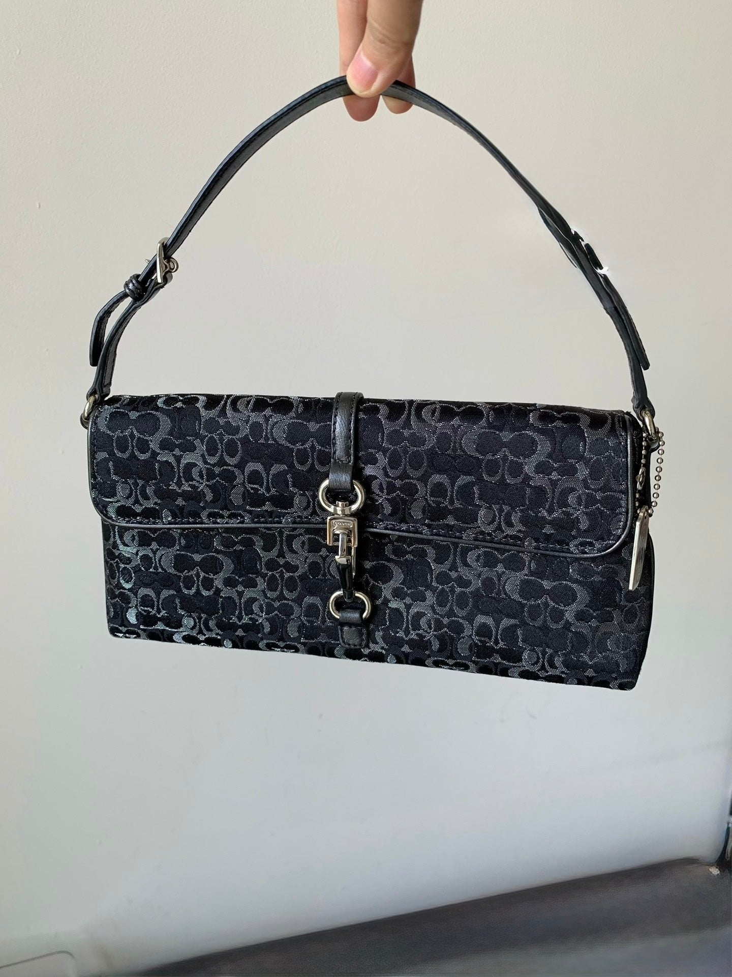Coach Hampton Demi Clip Baguette