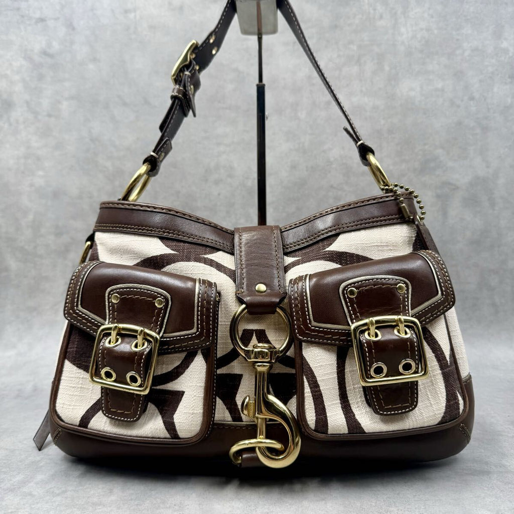 Coach Carly Legacy Shoulder Bag