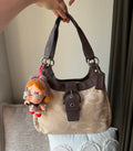 Coach Soho Flap Hobo Bag Chocolate Brown