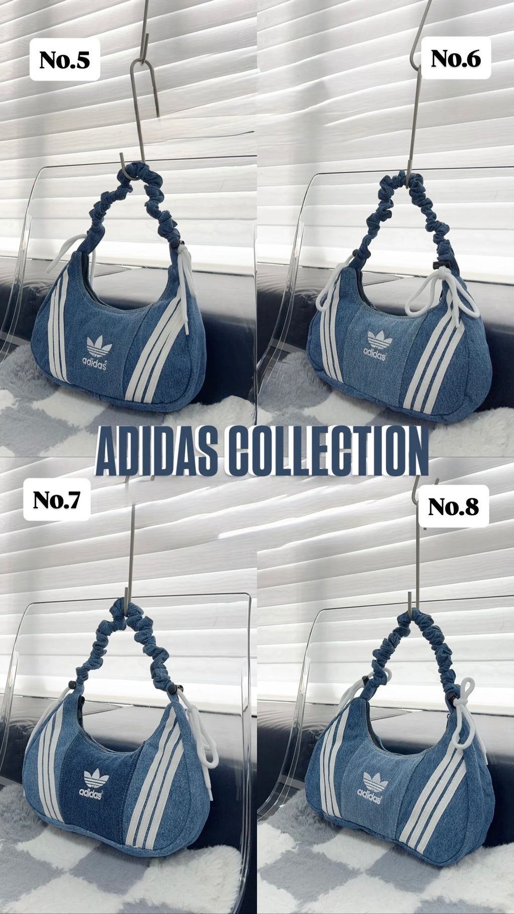 Adidas Remade Scrunchie Bag (Denim Edition)