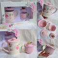 Starbucks China Exclusive Wanhua Rose & Butterfly Ceramic Mug Gift Set (Double-Cup Set)